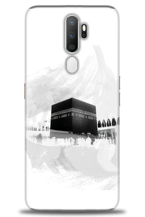 Oppo A9 2020 Kılıf HD Baskılı Kılıf - Kabe-i Münevvere