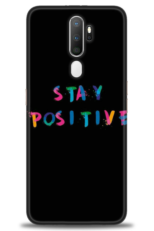 Oppo A9 2020 Kılıf HD Baskılı Kılıf - Stay Positive