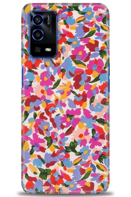 Oppo A55 Kılıf HD Baskılı Kılıf - Renkli Baskı