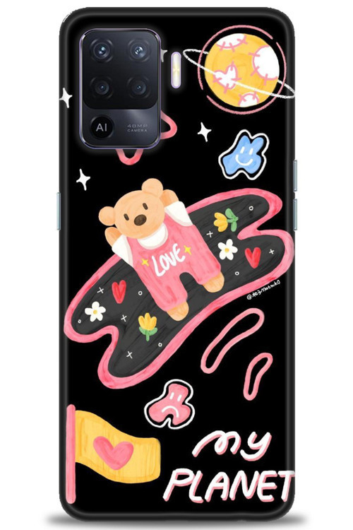 Oppo Reno 5 Lite Kılıf HD Baskılı Kılıf - My Planet