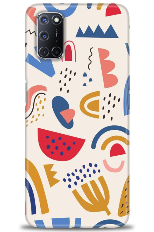 Oppo A72 Kılıf HD Baskılı Kılıf - Çizim