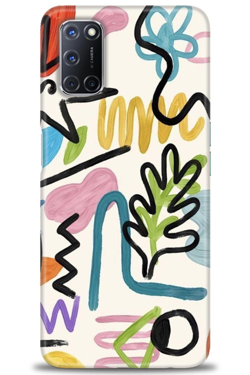 Oppo A72 Kılıf HD Baskılı Kılıf - Çizimler