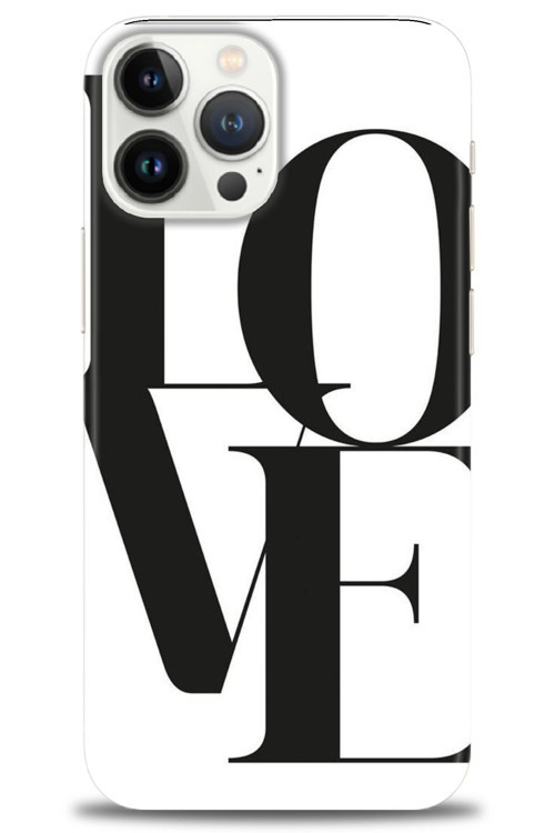 iPhone 15 Pro Kılıf HD Baskılı Kılıf - Love