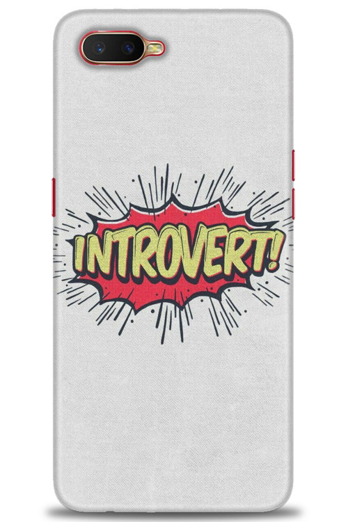 Oppo RX17 Neo Kılıf HD Baskılı Kılıf - Introvert!