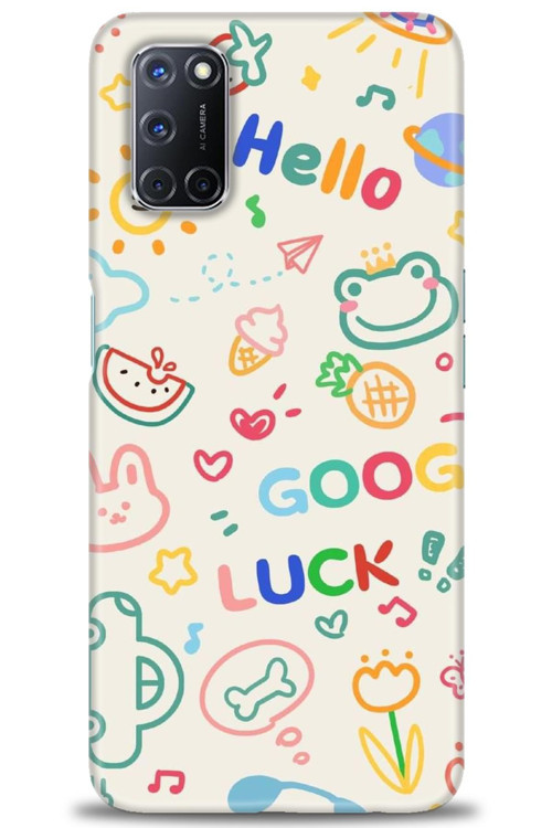 Oppo A72 Kılıf HD Baskılı Kılıf - Goog Luck