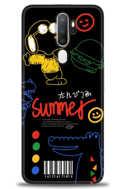 Oppo A5 2020 Kılıf HD Baskılı Kılıf - Summer