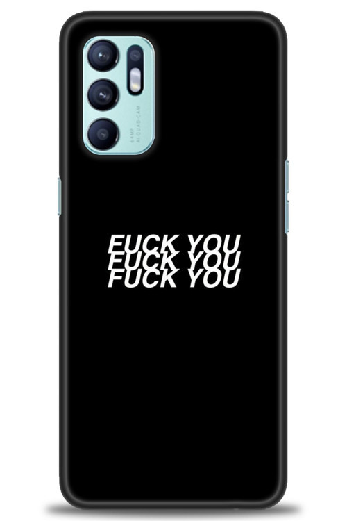 Oppo Reno 6 Kılıf HD Baskılı Kılıf - You You You