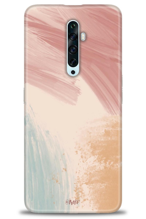 Oppo Reno 2Z Kılıf HD Baskılı Kılıf - Soft Renkler