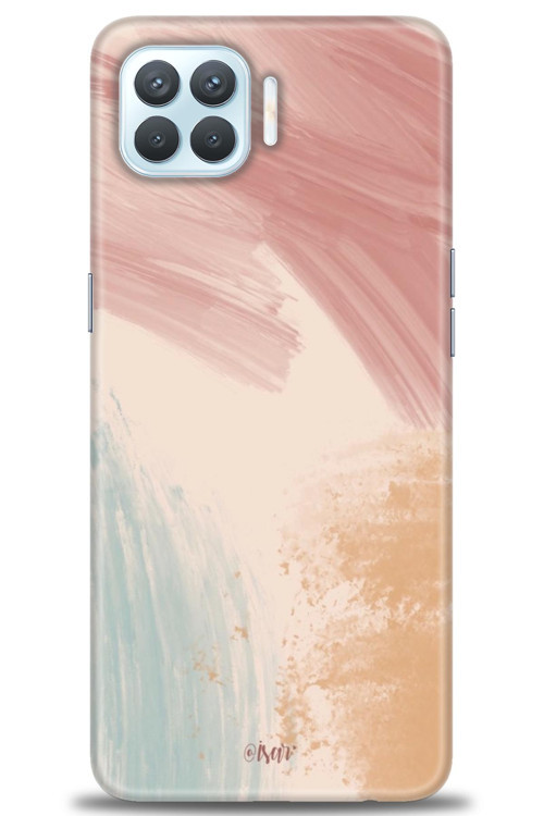 Oppo A73 Kılıf HD Baskılı Kılıf - Soft Renkler