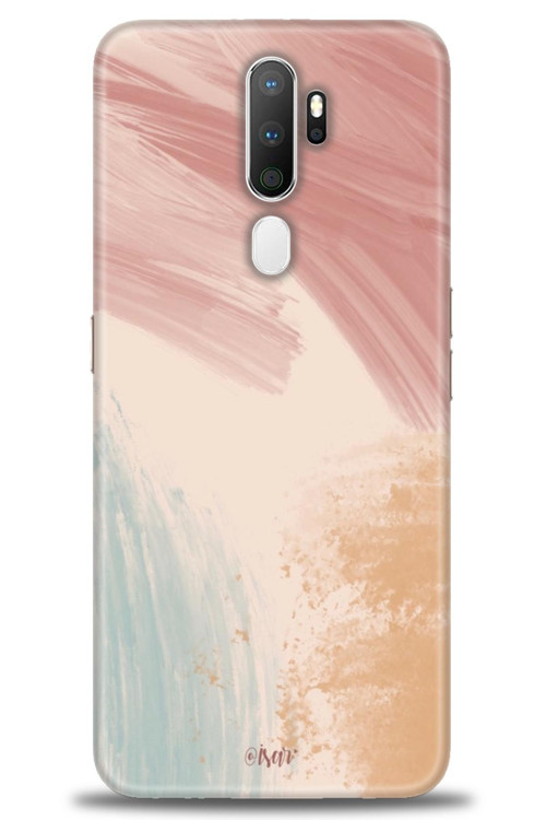 Oppo A5 2020 Kılıf HD Baskılı Kılıf - Soft Renkler