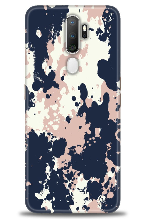 Oppo A9 2020 Kılıf HD Baskılı Kılıf - Lacivert