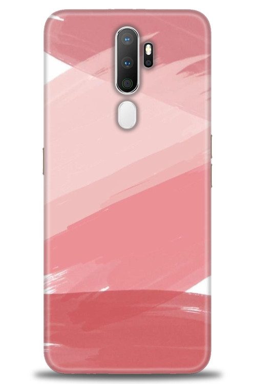 Oppo A5 2020 Kılıf HD Baskılı Kılıf - Pembe Palet