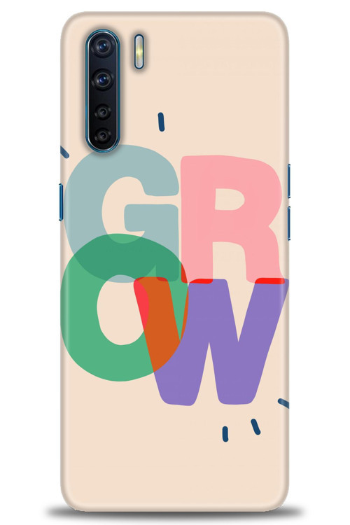 Oppo A91 / Reno 3 Kılıf HD Baskılı Kılıf - Grow
