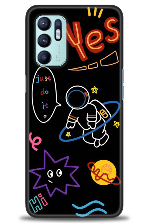 Oppo Reno 6 Kılıf HD Baskılı Kılıf - Yes