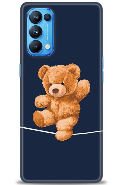 Oppo Reno 5 Pro Kılıf HD Baskılı Kılıf - İpteki Teddy