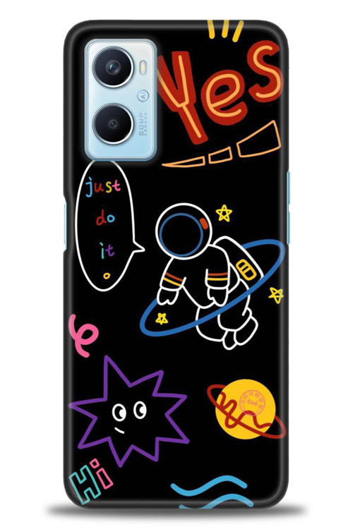 Oppo A96 4G Kılıf HD Baskılı Kılıf - Yes