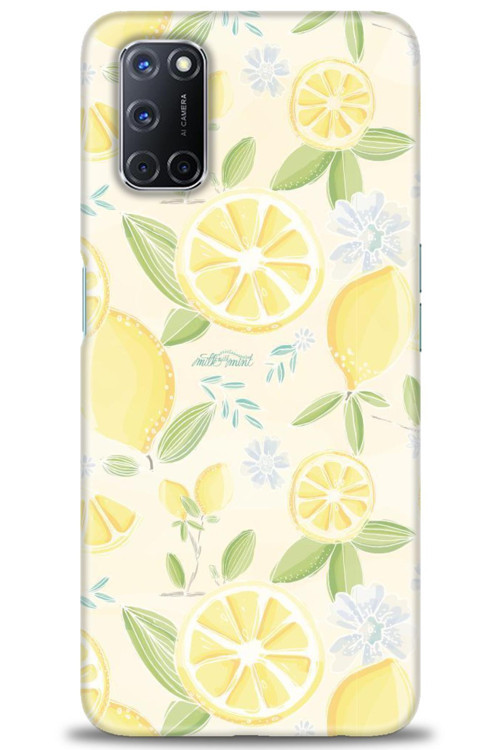 Oppo A72 Kılıf HD Baskılı Kılıf - Limon