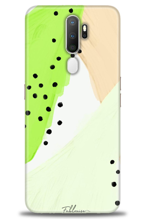 Oppo A9 2020 Kılıf HD Baskılı Kılıf - Fıstık Yeşili