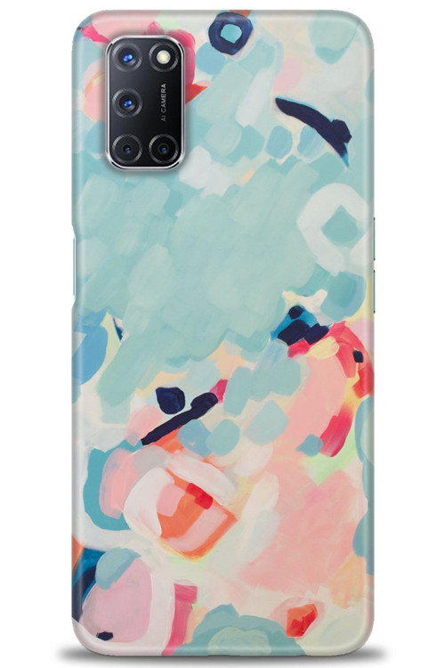 Oppo A72 Kılıf HD Baskılı Kılıf - Mavi