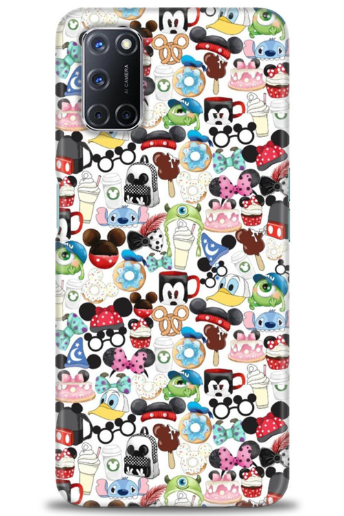 Oppo A92 Kılıf HD Baskılı Kılıf - Cartoon