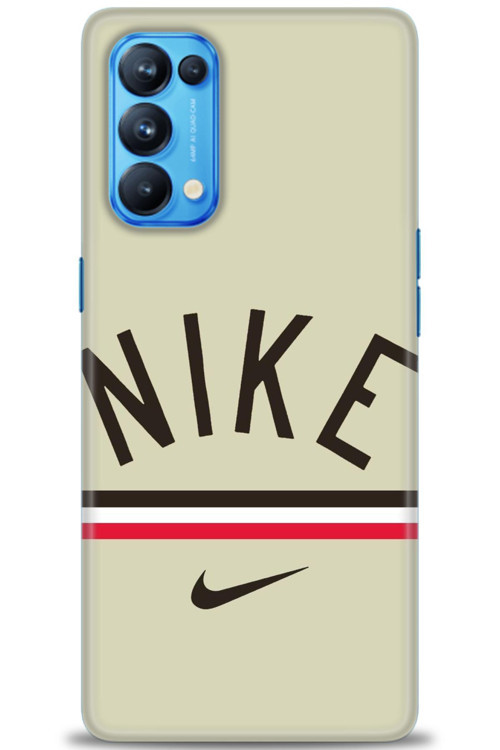 Oppo Reno 5 Pro Kılıf HD Baskılı Kılıf - Nike