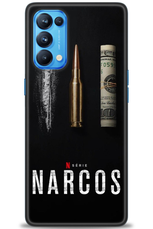 Oppo Reno 5 Pro Kılıf HD Baskılı Kılıf - Narcos