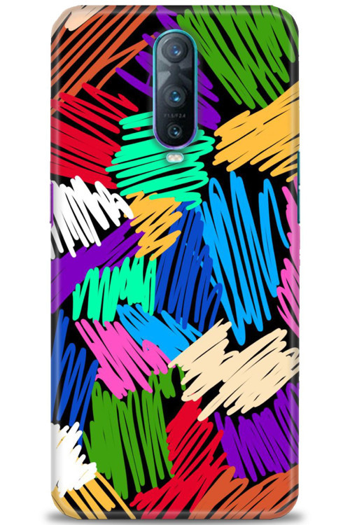 Oppo RX17 Pro Kılıf HD Baskılı Kılıf - Karalama