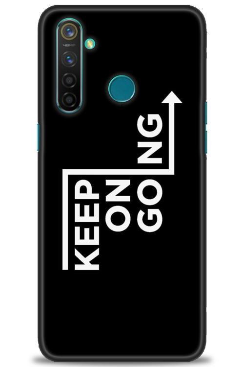 Realme 5 Pro Kılıf HD Baskılı Kılıf - Keep On Going