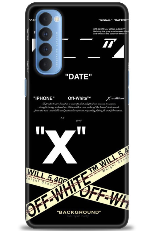 Oppo Reno 4 Pro Kılıf HD Baskılı Kılıf - Date