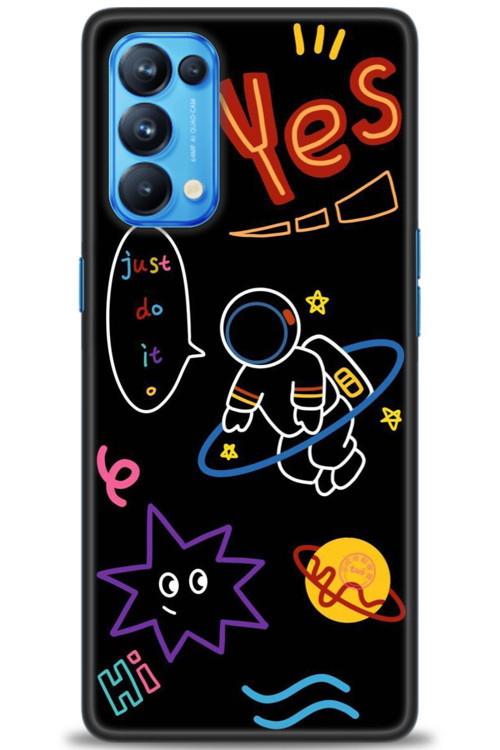 Oppo Reno 5 Pro Kılıf HD Baskılı Kılıf - Yes