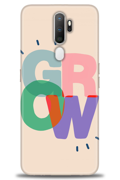 Oppo A9 2020 Kılıf HD Baskılı Kılıf - Grow