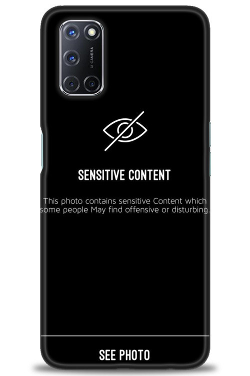 Oppo A92 Kılıf HD Baskılı Kılıf - Sensitive Content