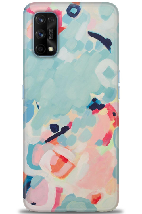 Realme 7 Pro Kılıf HD Baskılı Kılıf - Mavi