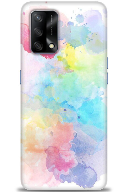 Oppo A74 Kılıf HD Baskılı Kılıf - Renk Paleti