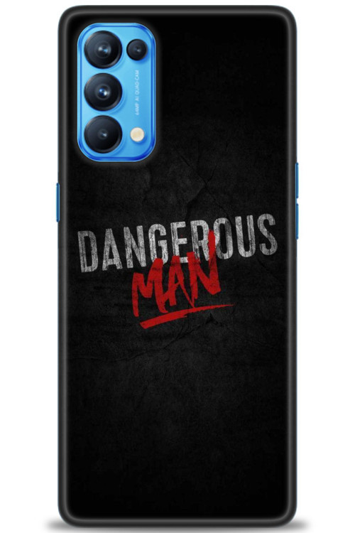 Oppo Reno 5 Pro Kılıf HD Baskılı Kılıf - Dangerous Man