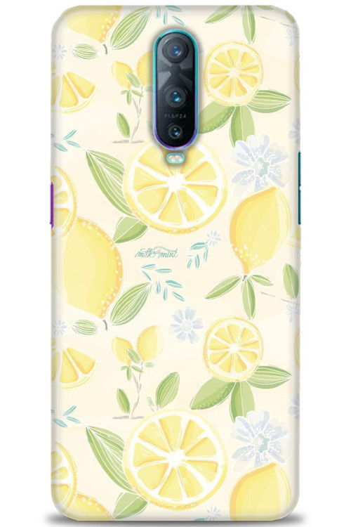 Oppo RX17 Pro Kılıf HD Baskılı Kılıf - Limon