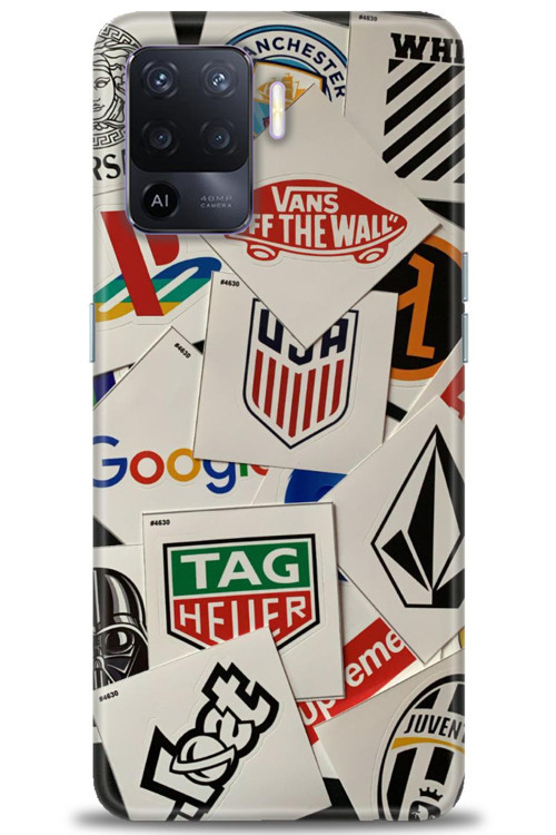 Oppo Reno 5 Lite Kılıf HD Baskılı Kılıf - Off The Wall