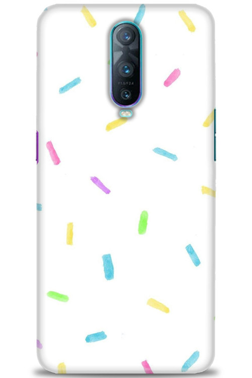 Oppo RX17 Pro Kılıf HD Baskılı Kılıf - Konfeti
