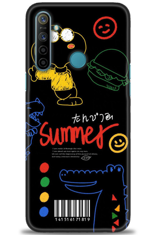 Realme 6i Kılıf HD Baskılı Kılıf - Summer