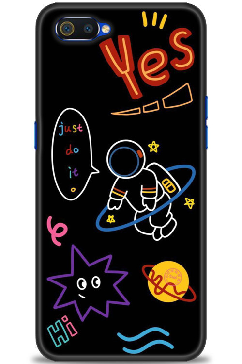 Realme C2 Kılıf HD Baskılı Kılıf - Yes