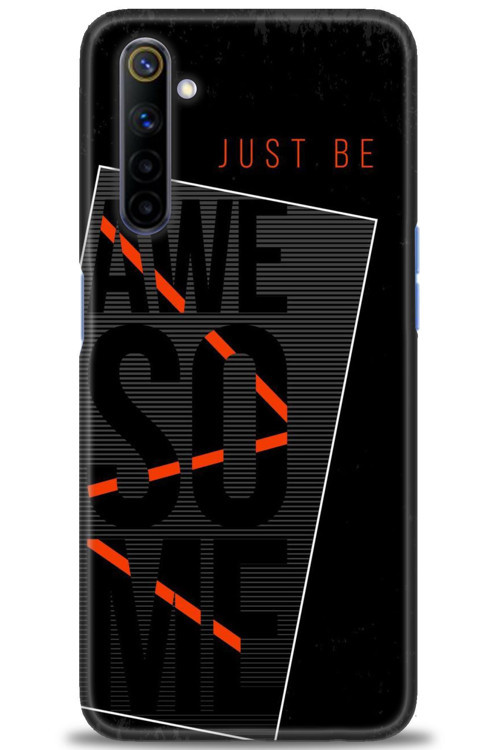 Realme 6 Kılıf HD Baskılı Kılıf - Awesome