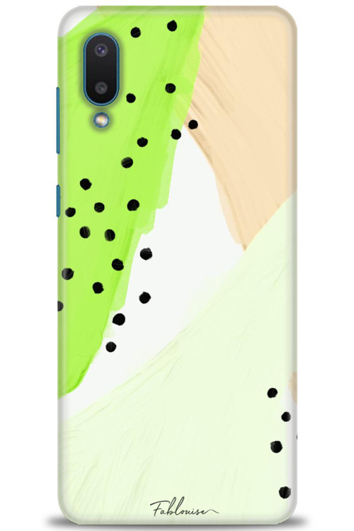 Samsung Galaxy A02 Kılıf HD Baskılı Kılıf - Fıstık Yeşili