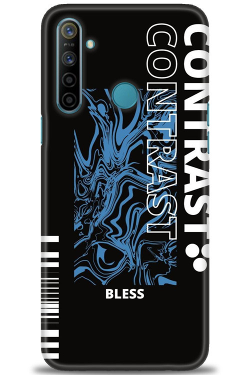 Realme C3 Kılıf HD Baskılı Kılıf - Contrast