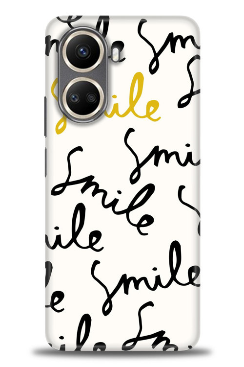 Realme C55 Kılıf HD Baskılı Kılıf - S Smile