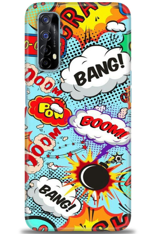 Realme 7 Kılıf HD Baskılı Kılıf - Bang Boom