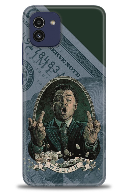 Samsung Galaxy A03 Kılıf HD Baskılı Kılıf - Dolar