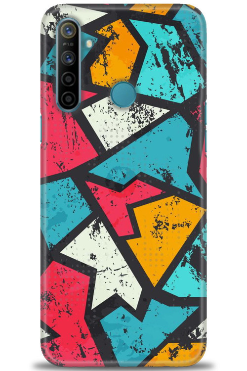 Realme 6i Kılıf HD Baskılı Kılıf - Grafiti