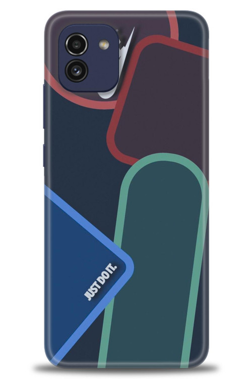Samsung Galaxy A03 Kılıf HD Baskılı Kılıf - Just Do It