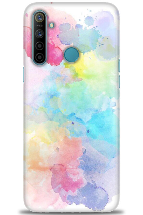 Realme 6i Kılıf HD Baskılı Kılıf - Renk Paleti