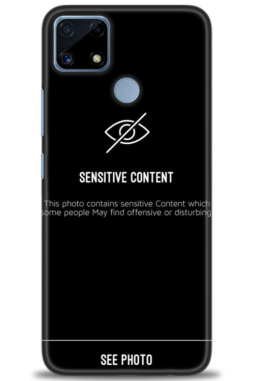 Realme C25s Kılıf HD Baskılı Kılıf - Sensitive Content